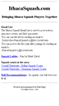 Mobile Screenshot of ithacasquash.com